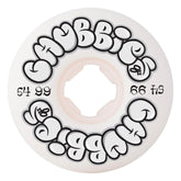 OJ Wheels - 99a Throw Ups Chubbies (White)